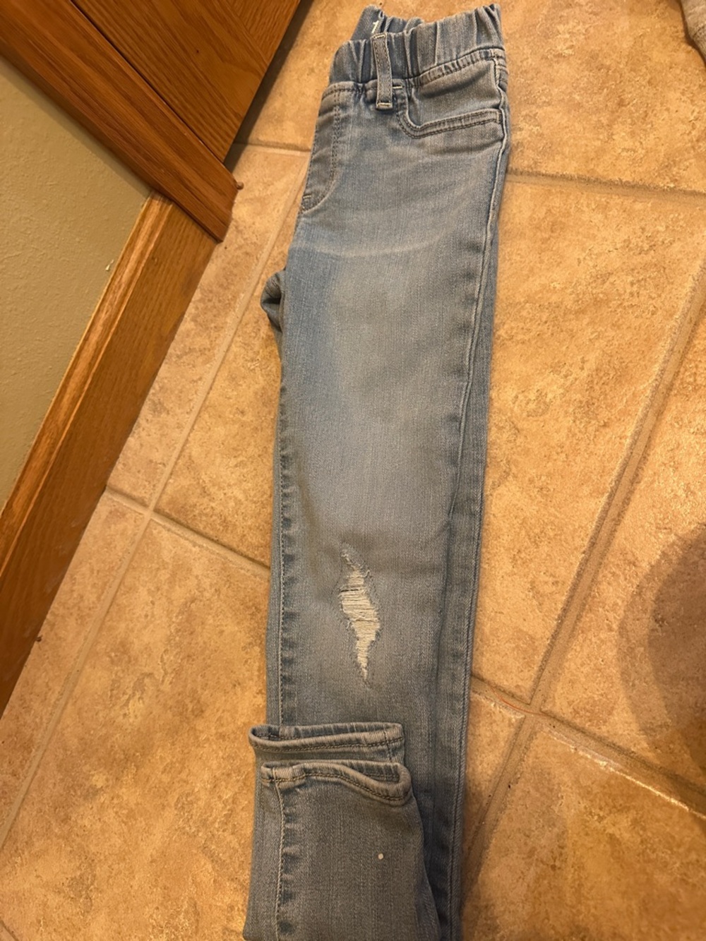 Gap jeggings size 10. Light Blue girls Slim Stretch Jeans